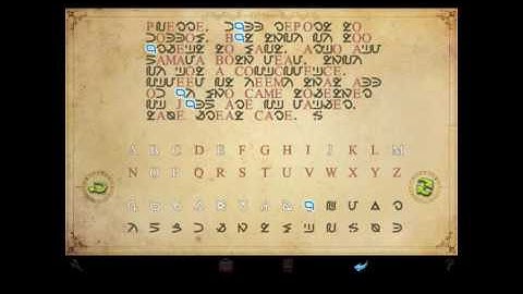Broken Sword - The Shadow of the Templars - Île de la Cité Quayside Coded Message Puzzle