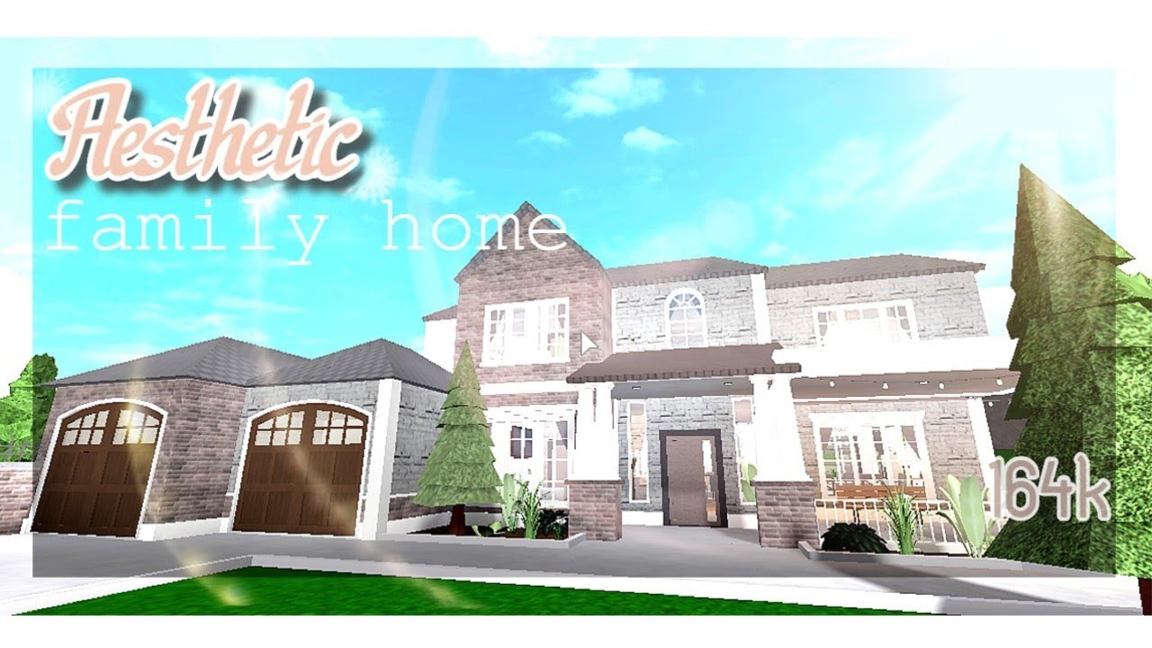 Bloxburg: Aesthetic Family Home | 164k - YouTube