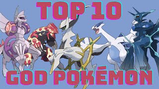 TOP 10 Pokémon Gods