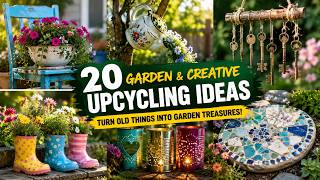 20 Genius Garden Upcycling Ideas That Turn Everyday Junk Into Stunning Backyard Masterpieces Fast