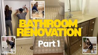 Extreme Bathroom Makeover On A Budget