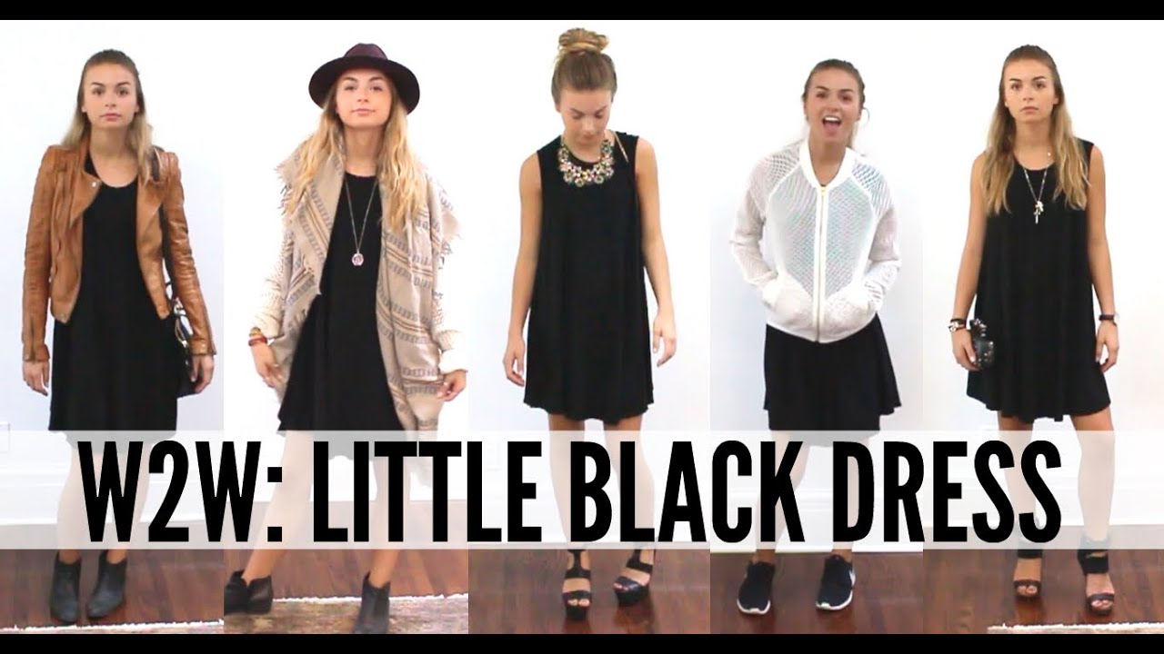 Ways to Wear: The Little Black Dress - YouTube