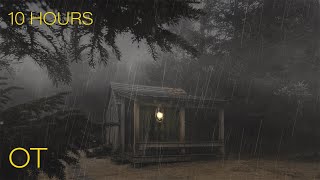 Stormy Night in The Smoky Mountains| Rain &amp; Rolling Thunder Sounds for Relaxation| Sleeping| Study|