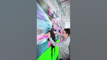 Front desk service design EA169F2LED video wall #leddisplay#ledwall #eagerled #ledboard