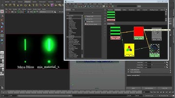 Autodesk Maya mia_material glow