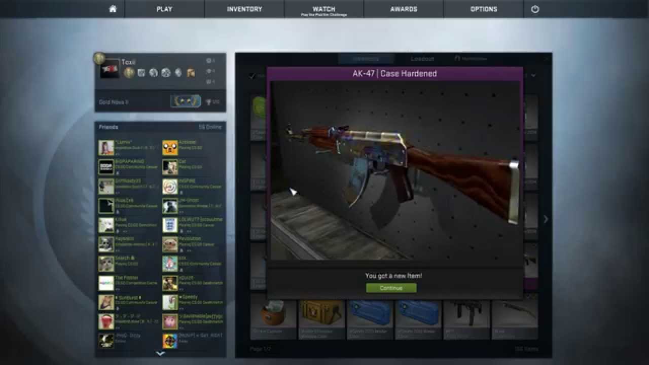 TRADE-UP CONTRACT // AK47 | Case Hardened - YouTube