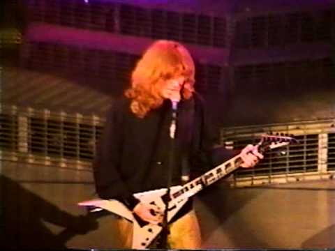 megadeth tour 1995