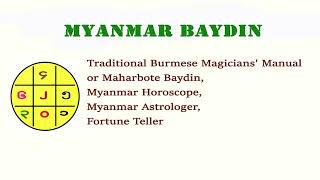 Myanmar Baydin Application, Maharbote Baydin, Myanmar Astrologer, Myanmar Fortune Teller,  Horoscope screenshot 2