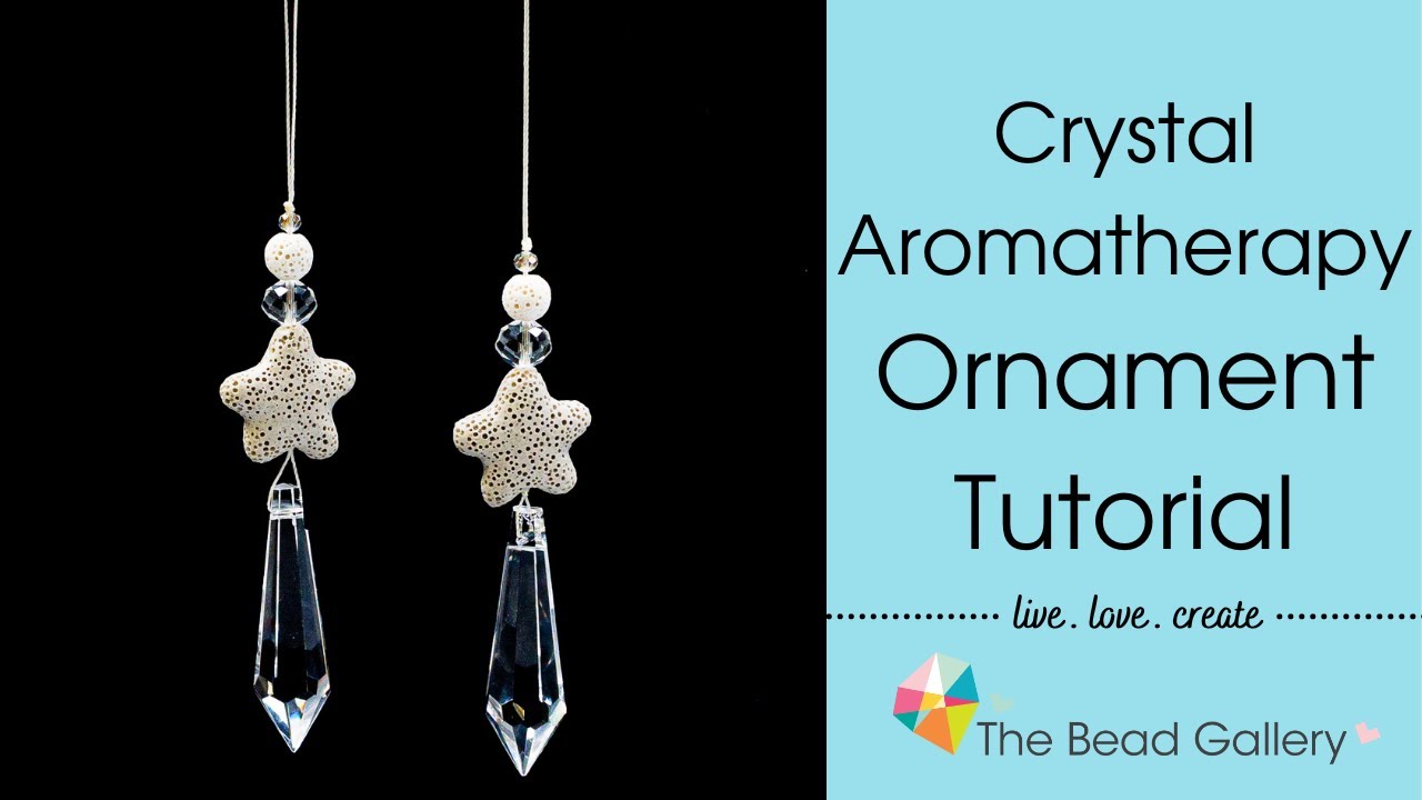 Crystal Aromatherapy Ornament at The Bead Gallery, Honolulu! - YouTube