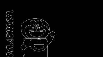 Draw Doraemon using C graphic -  Code studio | #graphic #Doraemon #cprogramming