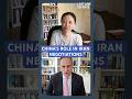 China S Role In Iran Negotiations 