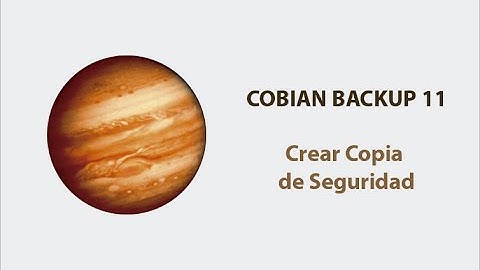 Crear copia de seguridad con Cobian Backup 11
