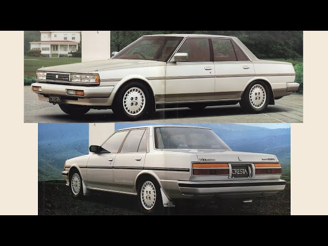 1987.1.＜2代目2nd＞後期CRESTAクレスタGX71山崎努GTツインターボ1G-GT ...