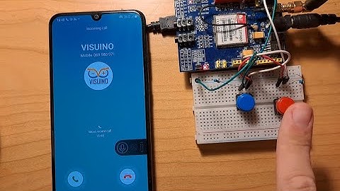 Make a Phone Call Using the SIM900 GSM Shield & Visuino