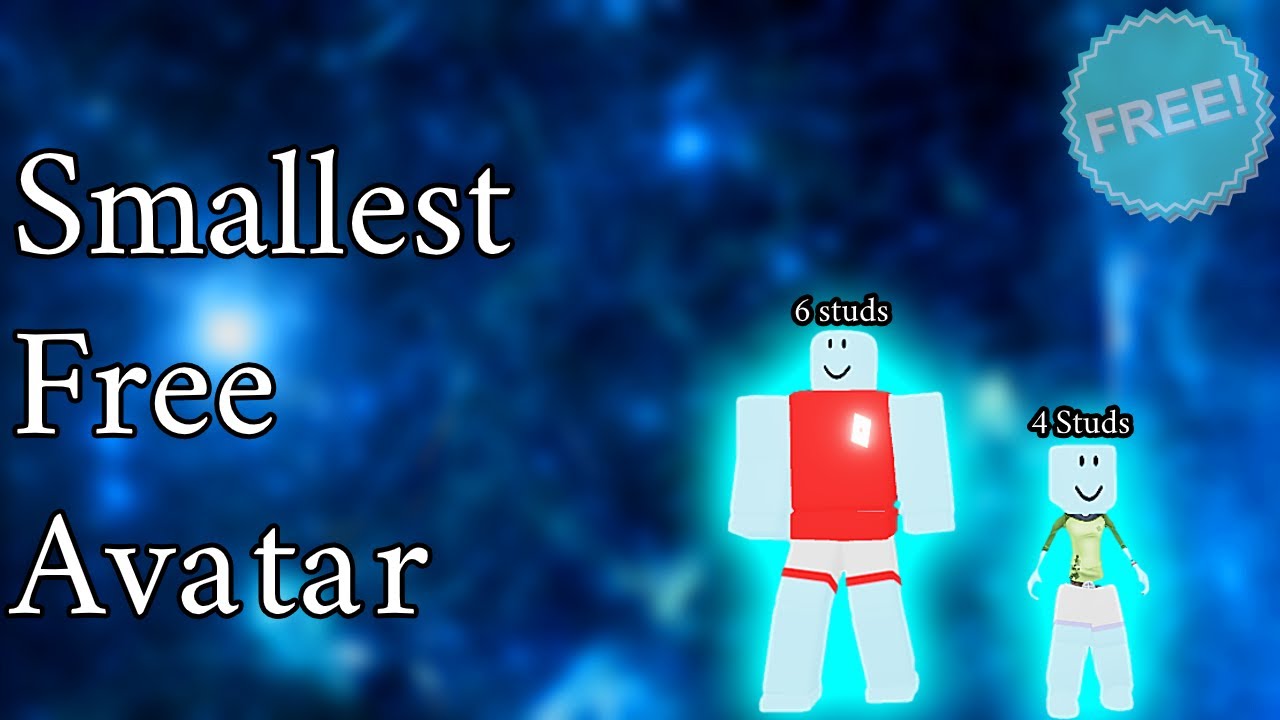 How to create the smallest (FREE) Roblox avatar! (Roblox