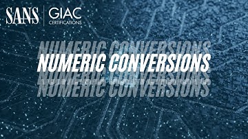 Numeric Conversions | Decimal, Binary & Hexadecimal