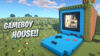 Minecraft Build: Nintendo Gameboy Advance SP House