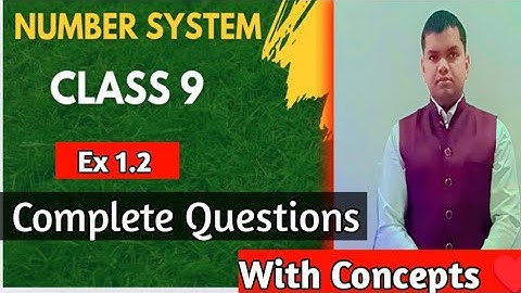 Number System Class 9 Maths |Class 9th Maths |Chapter 1 Number System  By Naresh Sir |H4STUDY #cbse