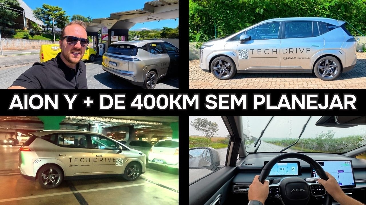405km GAC Aion Y: Teste de Autonomia, opinião do carro em viagem REAL no meu dia-a-dia de trabalho