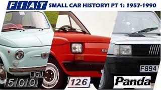 Fiat Small Car History! Part 1 [Classic Nuova 500, 126\/126p, Panda] (1957-1990)