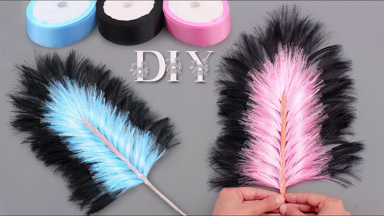 DIY Satin Ribbon Feathers, How to Make Silk Ribbon Feathers Easy