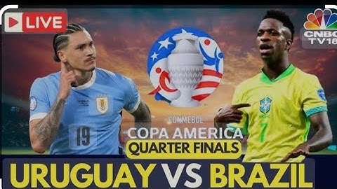 Brazil vs Uruguay 0-0 pen 4-2- All Goals & Highlights - Copa America 2024