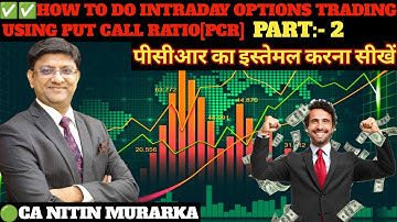 Intraday Index Options Trading using Put Call Ratio[PCR]||Nitin Murarka Nifty ke Nishanebaaz Part:-2