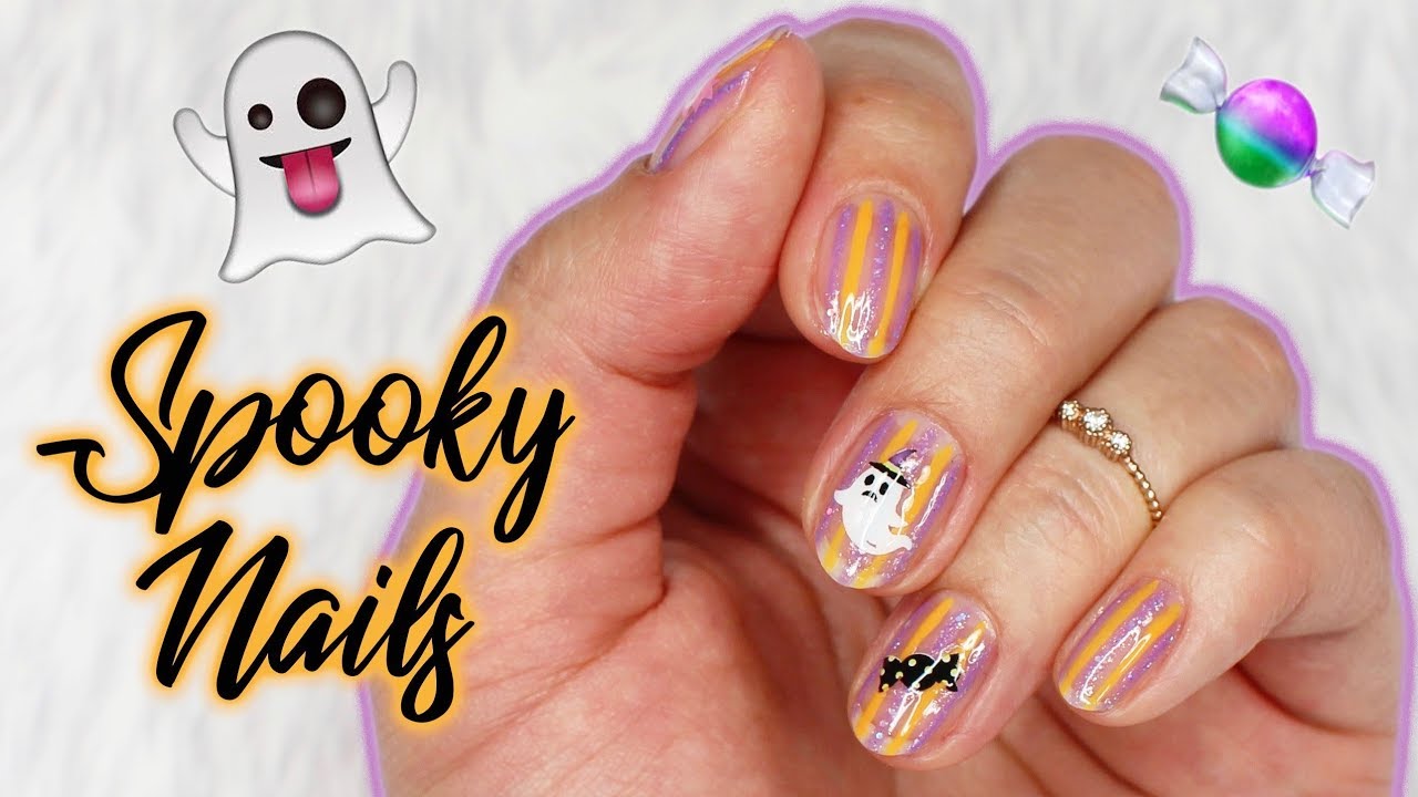 8. "Skeleton Nail Art for Spooky Nails" - wide 1