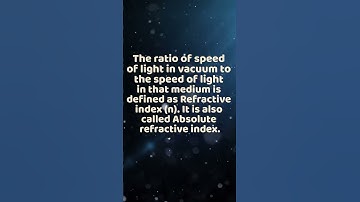 #shorts#Absolute refractive index#shorts#