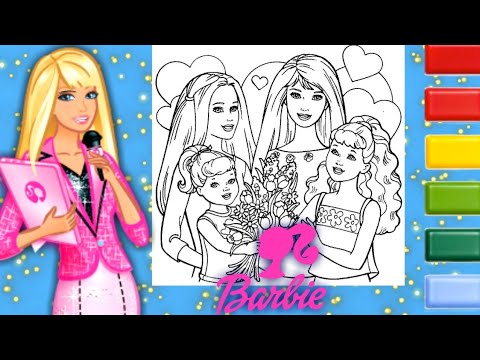 Download Coloring Barbie and her sisters coloring page | Barbie ...