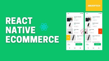 React Native Ecommerce | Amusoftech | UI & Backend | Cart | EP-4