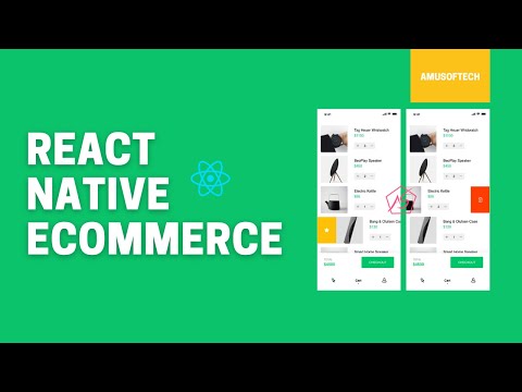 React Native Ecommerce | Amusoftech | UI & Backend | Cart | EP-4