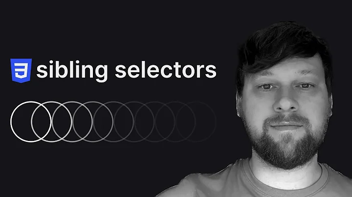 Adjacent and General Sibling Selectors in CSS #tryminim