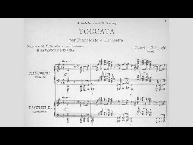 Ottorino Respighi: "Toccata" Piano Concerto, P. 156 (1928) - YouTube