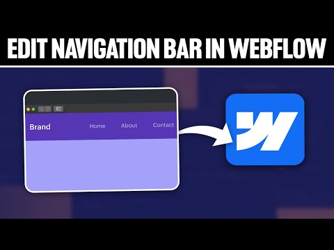 How To Edit Navigation Bar in Webflow ! (Full Tutorial)
