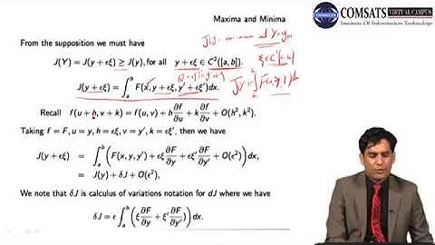 Calculus of Variation Lecture 5 || What is Euler-Lagrange Equation and Derivation || Nothing