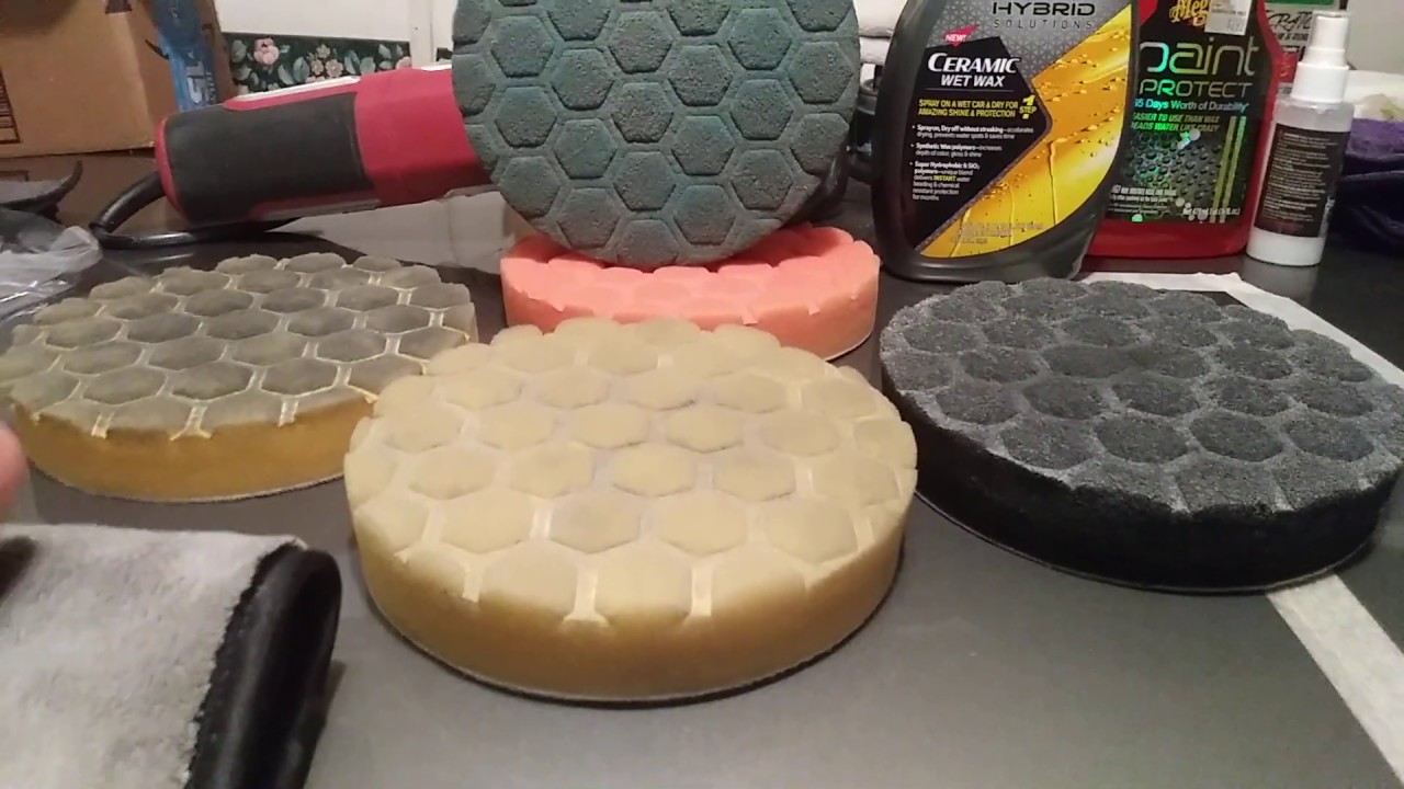 Harbor freight tools polishing pads tells you what they are for YouTube