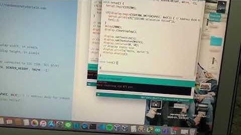 Demo for Hello, World! via OLED Display