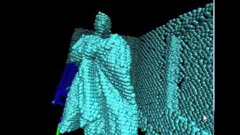 The blob men 3D Depth movie using kinect