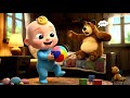 Wake Up Bear! (Oops!) 🐻🎈 | Baby Max Playtime Song | Fun Nursery Rhymes | GoYoYo Kids