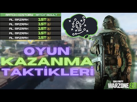 WARZONE 2.0 OYUN KAZANMA TAKTİKLERİ