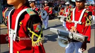 Virall keren penampilan Drumband BANSER Serasa Taruna AKPOL - Kidung Wahyu Kolosebo Mayoretnya keren