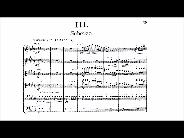 Rimsky-Korsakov - Sextuor à cordes: 1er mvt : Quatuor Kocian, J.Kluson & M.Kanka