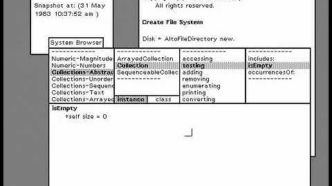 Xerox Smalltalk-80 [část 1]