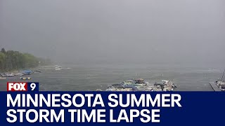 Time lapse of Minnesota summer storm
