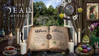 Witch's Ostara Altar 2024 Ambience  | The Spring Equinox | Witch ASMR & Nature Sounds