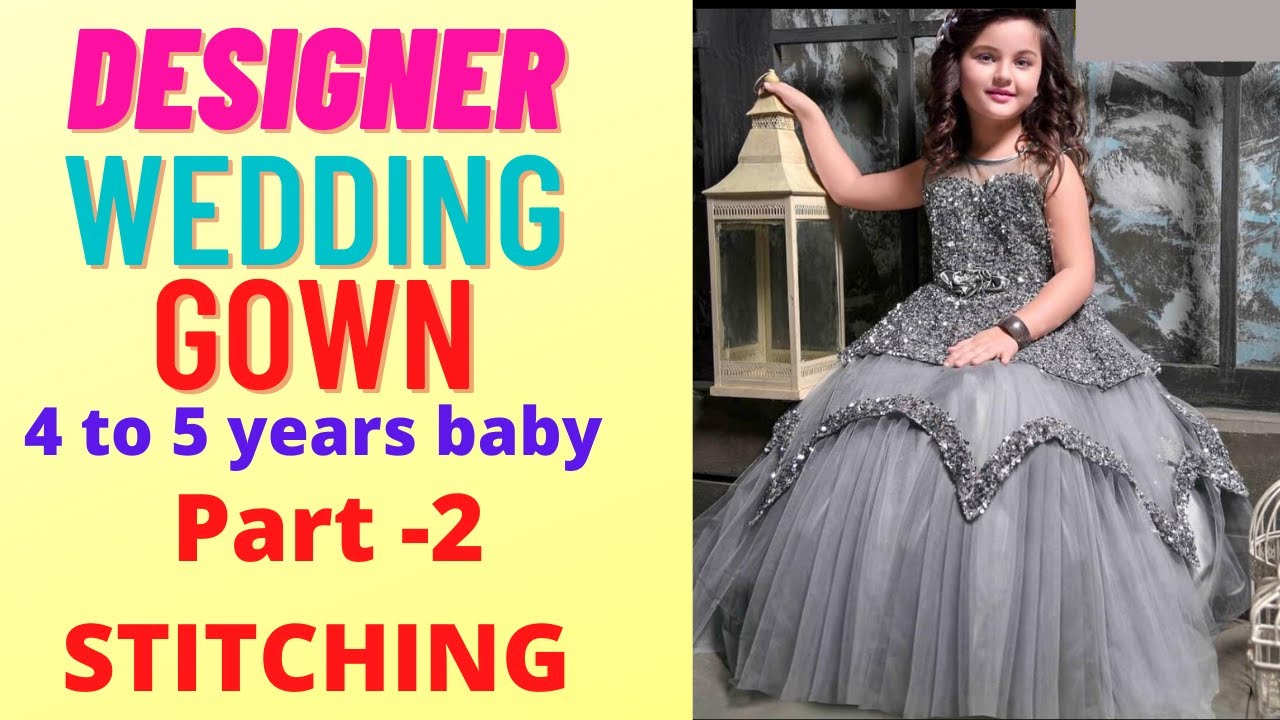 4-14 Years Children's Piano Performance Dress Girls Princess Wedding Dress  L278 | eBay