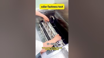 We conducted a fabric color fastness test for the customer #fabrictest #test #garments #fpy #crazy