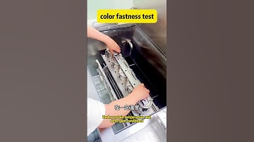 We conducted a fabric color fastness test for the customer #fabrictest #test #garments #fpy #crazy