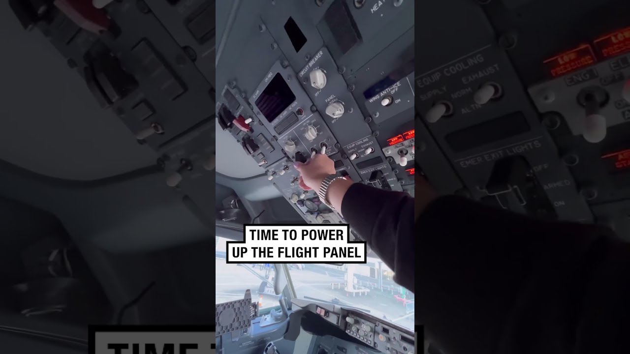 POV Pilot Sets Up For A Flight Pilotmaria